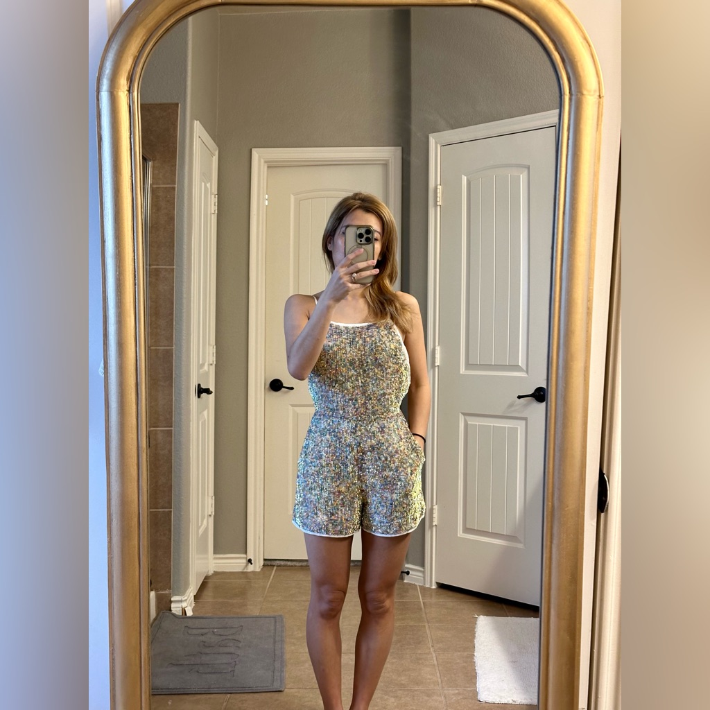 Asos Sequin Romper Size 2